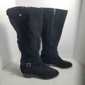 CROWN & IVY BLACK BOOTS SIZE 7